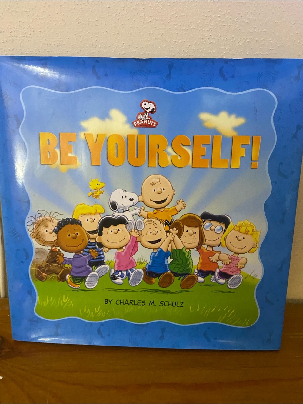 Peanuts Be Yourself! Book - Blue and Yellow Cover